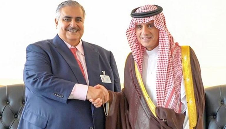 وزير الخارجية السعودي ونظيره البحريني 