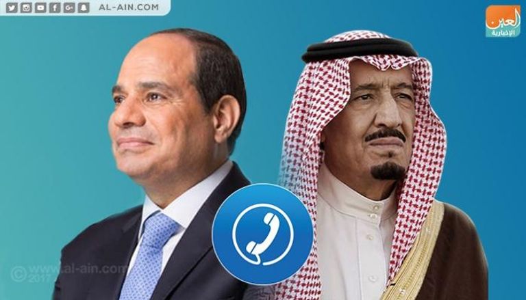 الملك سلمان يتلقى اتصالا هاتفيا من الرئيس المصري