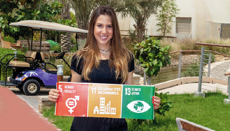 دولورس الشلة سفيرة المدينة المستدامة في دبي