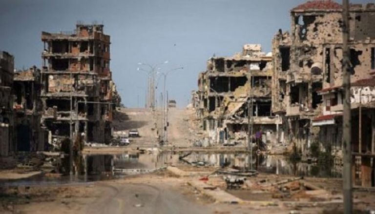 مدينة سرت الليبية بعد هجمات تنظيم داعش الإرهابي- أرشيفية