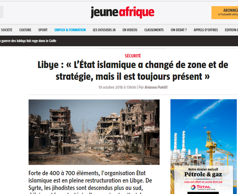 مدينة سرت الليبية بعد هجمات تنظيم داعش الإرهابي- أرشيفية