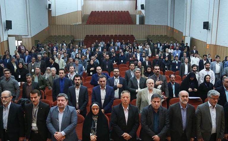 جانب من مؤتمر حزب إرداة الأمة الإيراني