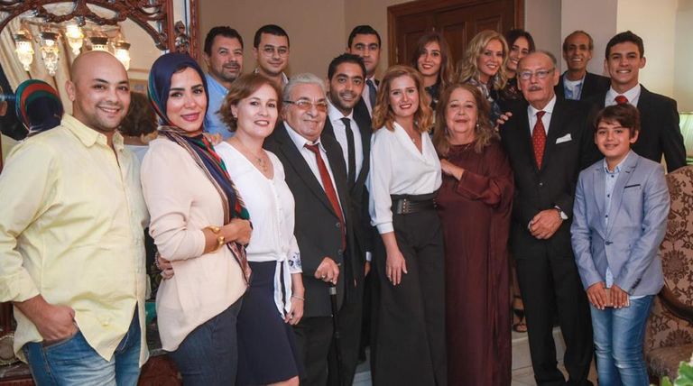 أحمد فلوكس وهنا شيحة في حفل عقد قرانهما