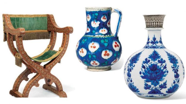 مجموعة من المقتنيات المنتظر عرضها في مزاد كريستيز