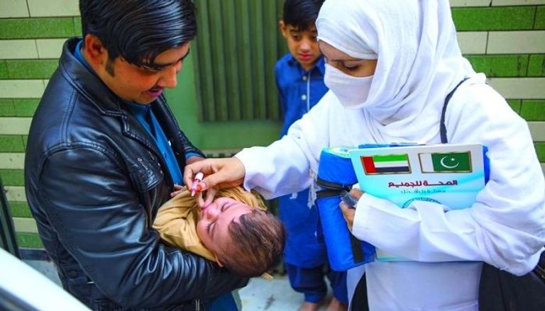 400 مليون مستفيد من مبادرات الإمارات لمكافحة شلل الأطفال