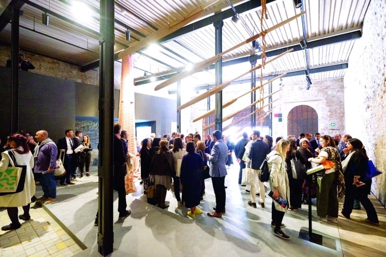 صورة من مشاركة الإمارات ببينالي البندقية 2018