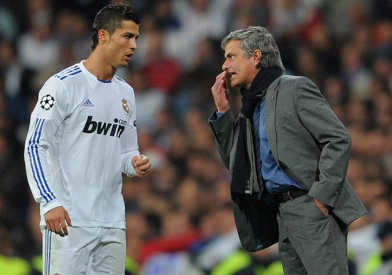 جوزيه مورينيو وكريستيانو رونالدو