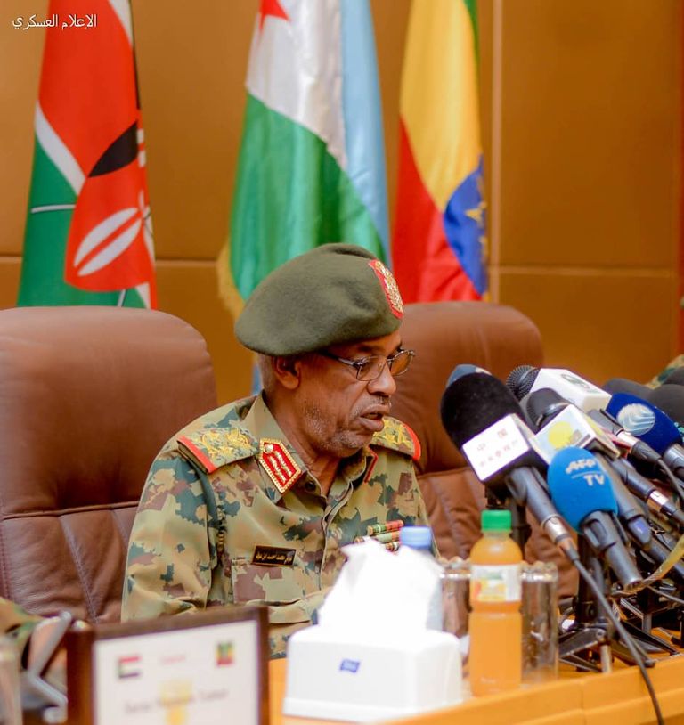 جانب من اجتماع رؤساء أركان دول إيجاد