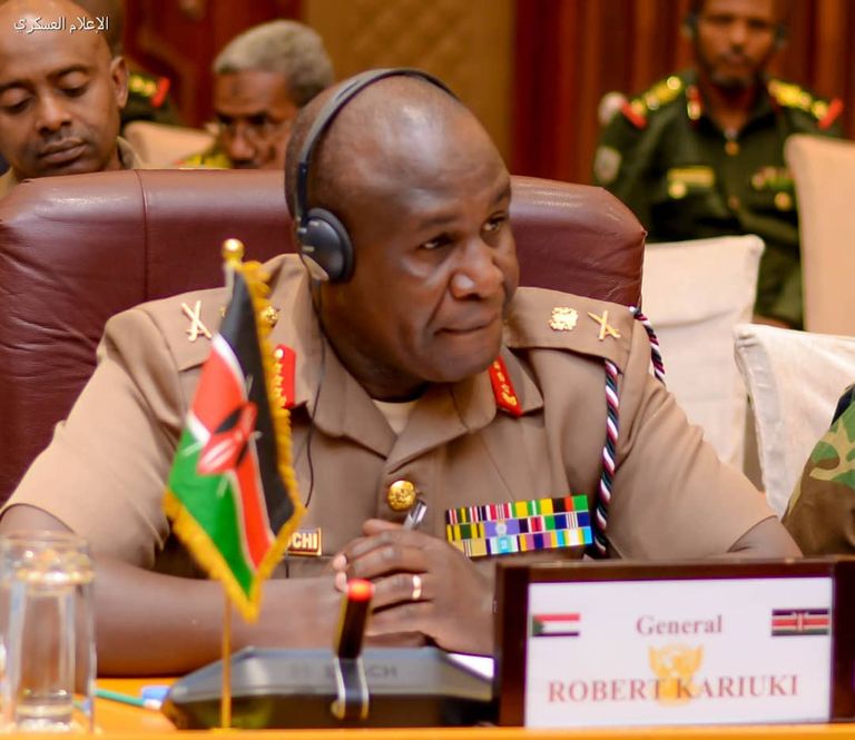 جانب من اجتماع رؤساء أركان دول إيجاد