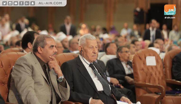 جانب من الندوة الدولية "الإسلام والغرب..تنوع وتكامل" برعاية الأزهر ومجلس حكماء المسلمين  أمين مجمع البحوث الإسلامية محي الدين عفيفي