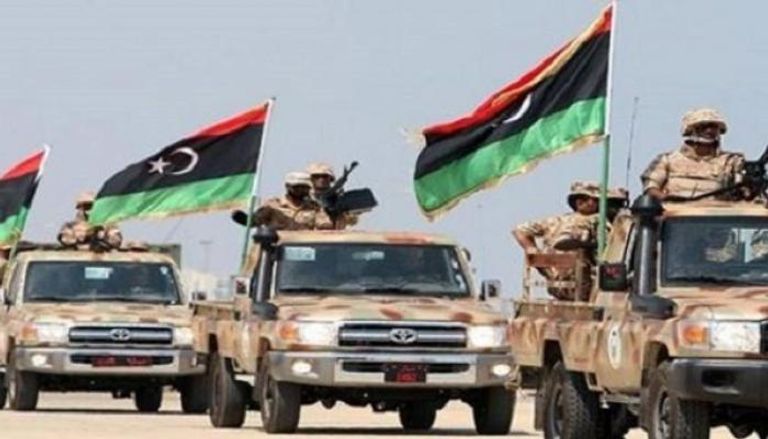 الجيش الوطني الليبي في درنة 