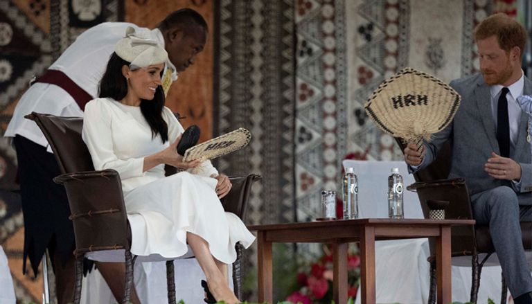 الأمير هاري وزوجته ميجان ماركل في فيجي