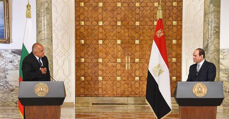 الرئيس المصري عبد الفتاح السيسي و رئيس وزراء بلغاريا الرئيس المصري عبدالفتاح السيسي ورئيس وزراء بلغاريا