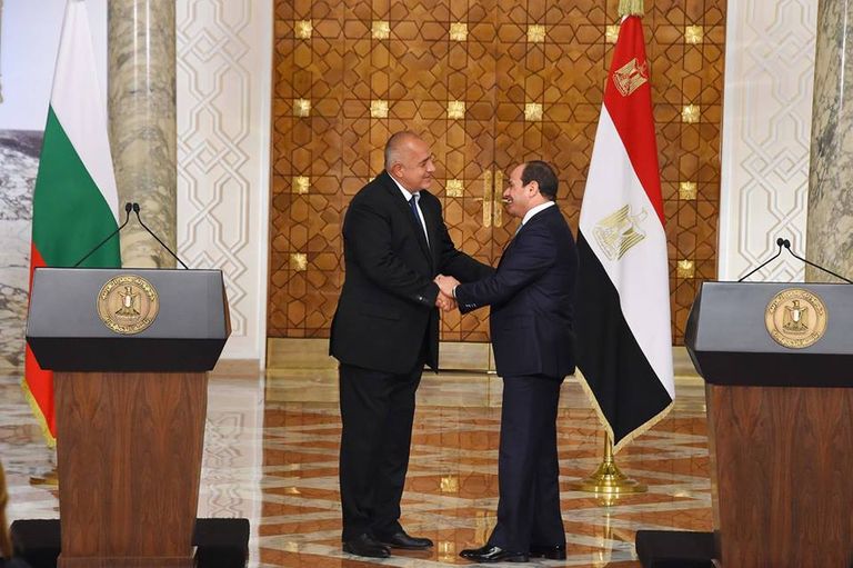 الرئيس المصري عبد الفتاح السيسي و رئيس وزراء بلغاريا الرئيس المصري عبدالفتاح السيسي ورئيس وزراء بلغاريا