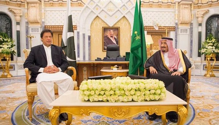 الملك سلمان بن عبد العزيز ورئيس وزراء باكستان 