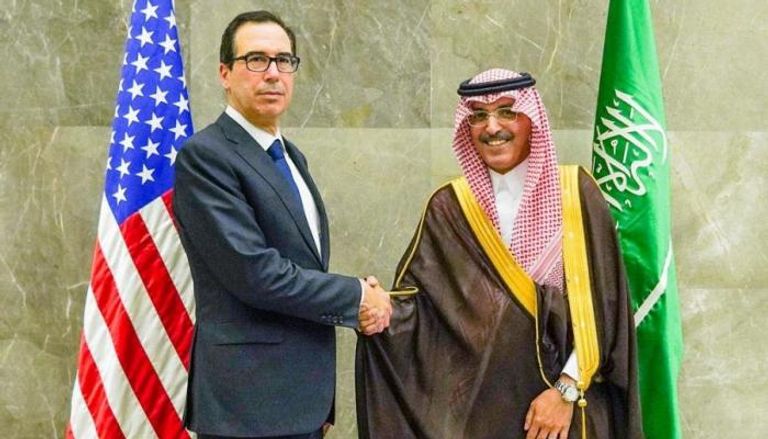وزير المالية السعودي ووزير الخزانة الأمريكي