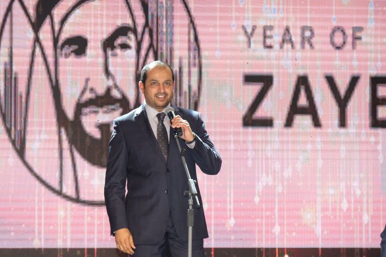 السفير الإماراتي لدى بيروت خلال الحفل