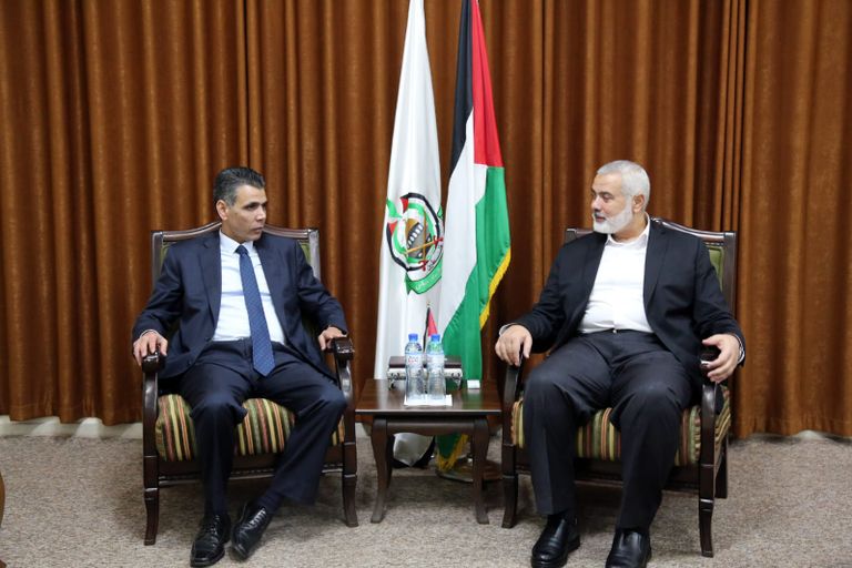 اجتماع وفد المخابرات المصرية مع فصائل فلسطينية بغزة