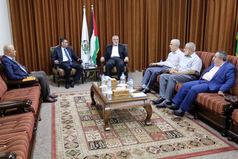 اجتماع وفد المخابرات المصرية مع فصائل فلسطينية بغزة