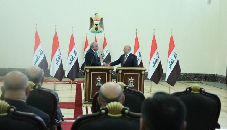رئيس الوزراء العراقي يتسلم رئاسة الحكومة من العبادي 