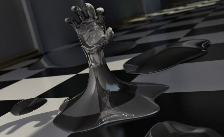 روبوت معدني سائل