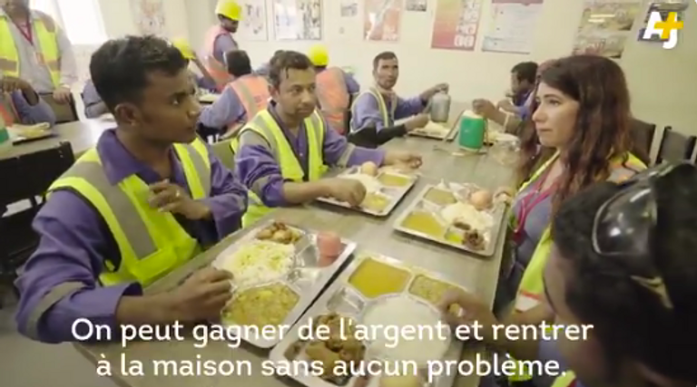 مجلة فرنسية تندد بتقرير قطري مضلل تناول أوضاع العمال الأجانب