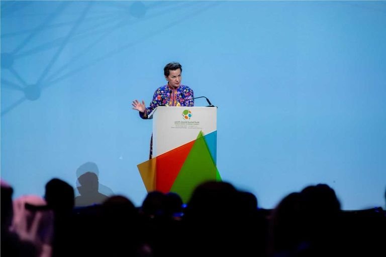 كريستينا فيجيريس المسؤولة الأممية في مجال المناخ