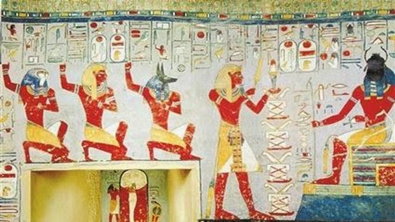 اكتشاف مقصورة الملك رمسيس الثاني كاملةً بمنطقة المطرية