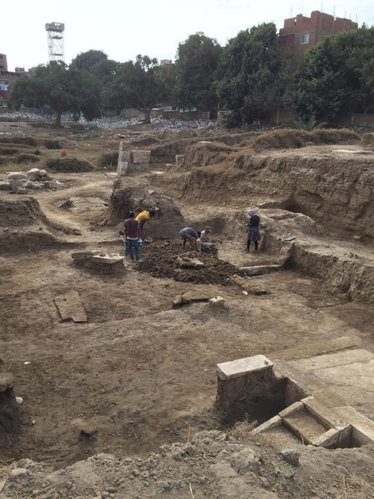 اكتشاف مقصورة الملك رمسيس الثاني كاملةً بمنطقة المطرية