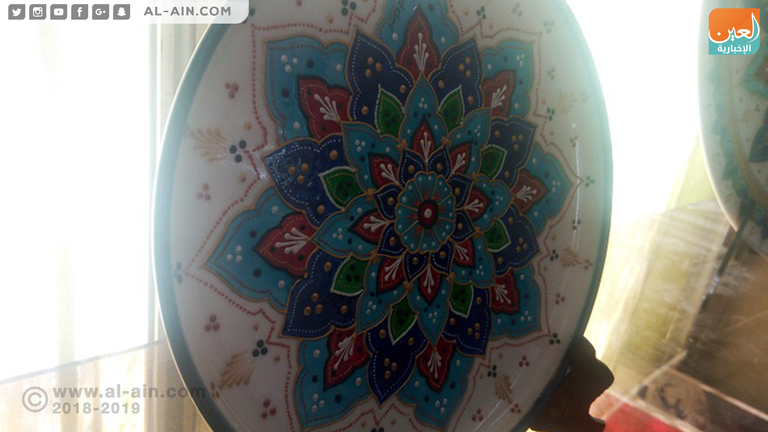 حرفة ألوان الزجاج على السيراميك في الجزائر