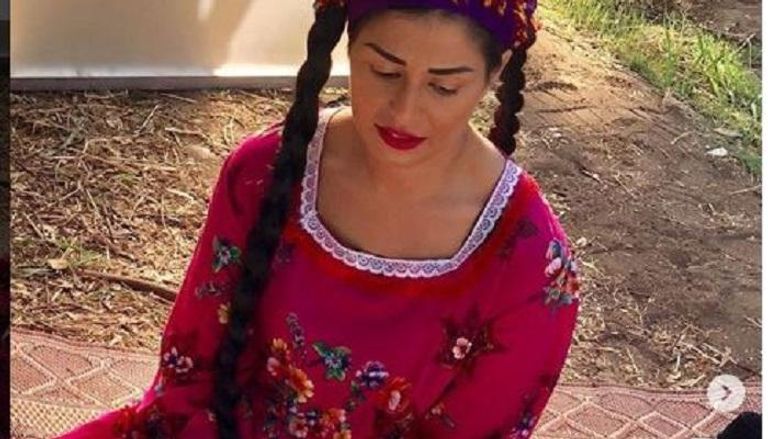 الممثلة المصرية منة فضالي في مشهد من فيلم "الموقف"