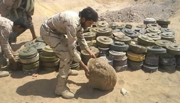 ألغام الحوثي في اليمن - أرشيفية
