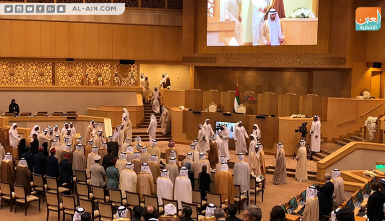 جلسة الانعقاد العادي الرابع من الفصل التشريعي السادس عشر للمجلس الوطني الاتحادي.