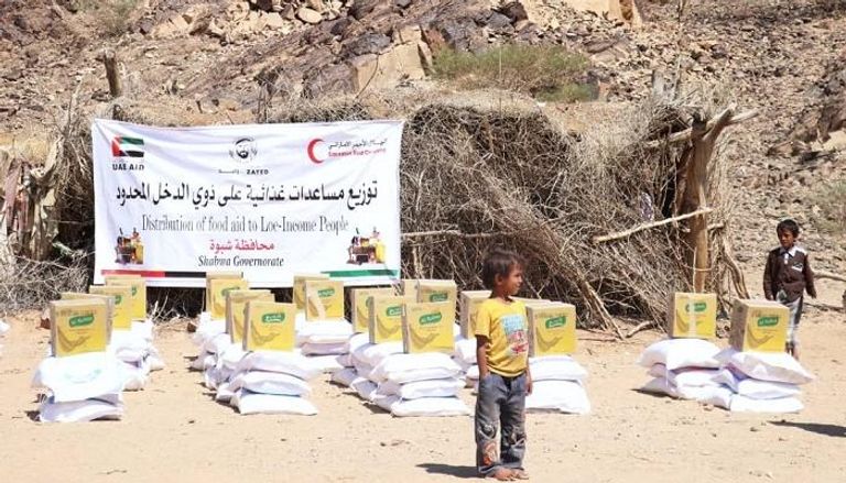 مساعدات إماراتية في اليمن