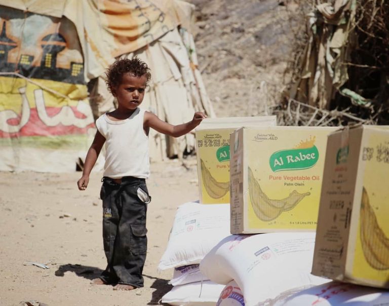 مساعدات إماراتية في اليمن