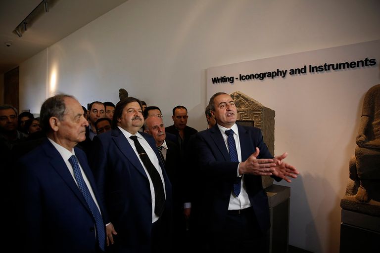 افتتاح المتحف الوطني بدمشق بعد إغلاقه 7 سنوات