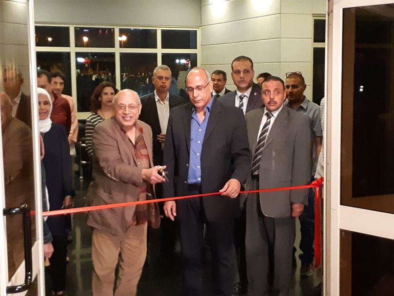 المخرج سمير سيف وفتحي عبدالوهاب رئيس الصندوق