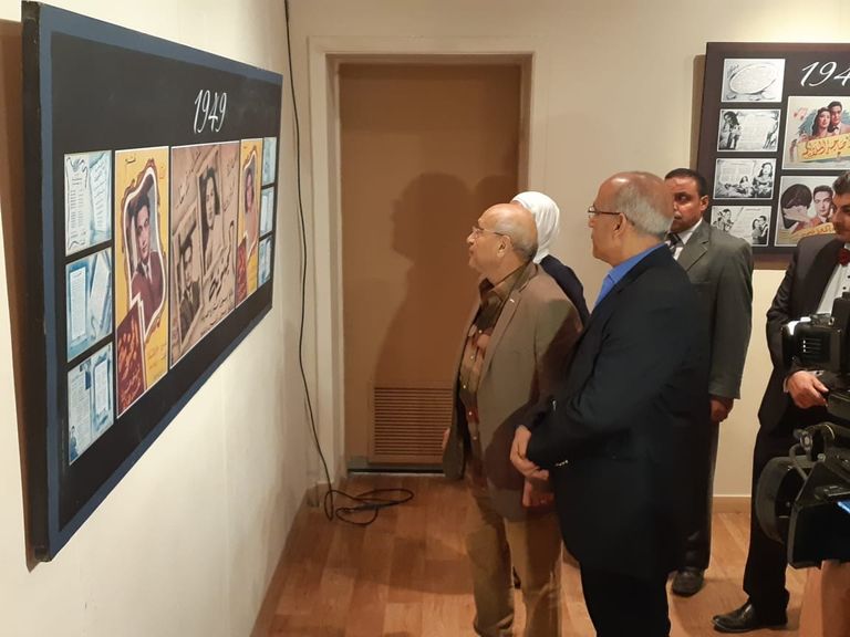 المخرج سمير سيف وفتحي عبدالوهاب رئيس الصندوق