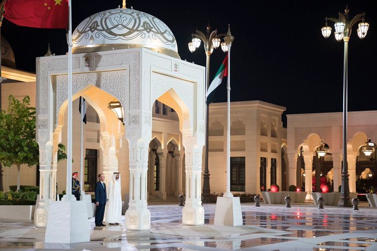 مراسم استقبال الشيخ محمد بن زايد لنائب الرئيس الصيني