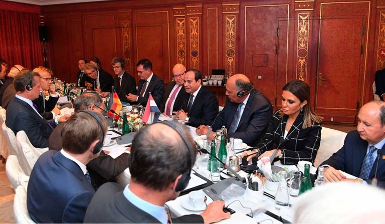 الرئيس السيسي خلال لقائه وزير الاقتصاد الألماني