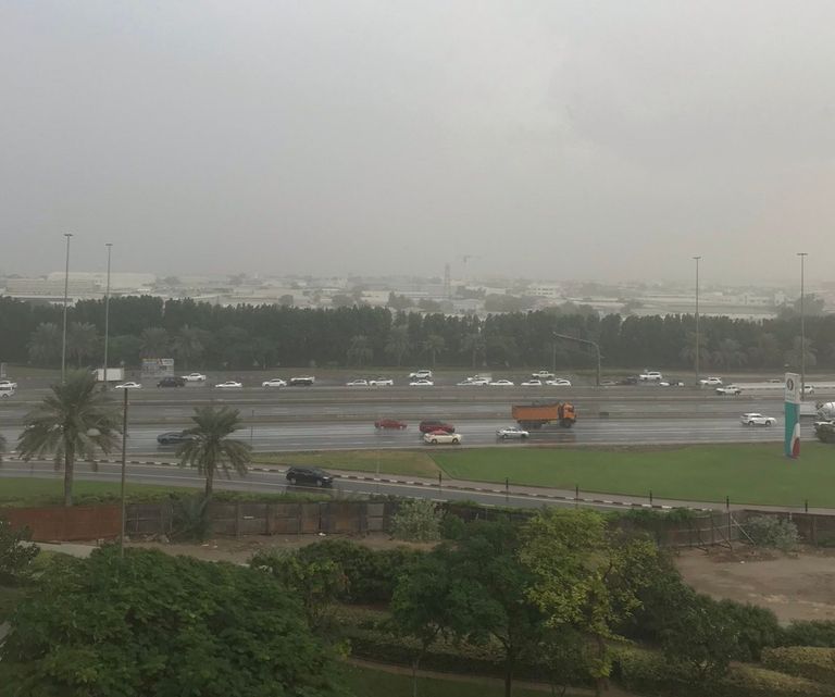أمطار بإمارة دبي