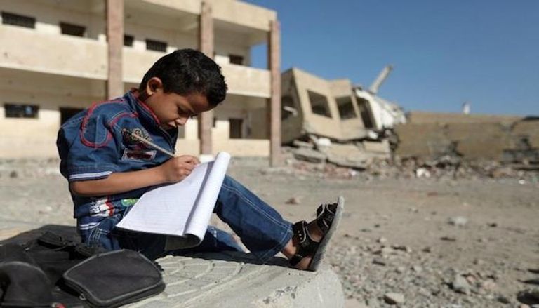 آلاف المدارس هدمت في اليمن على يد مليشيات الحوثي الإرهابية