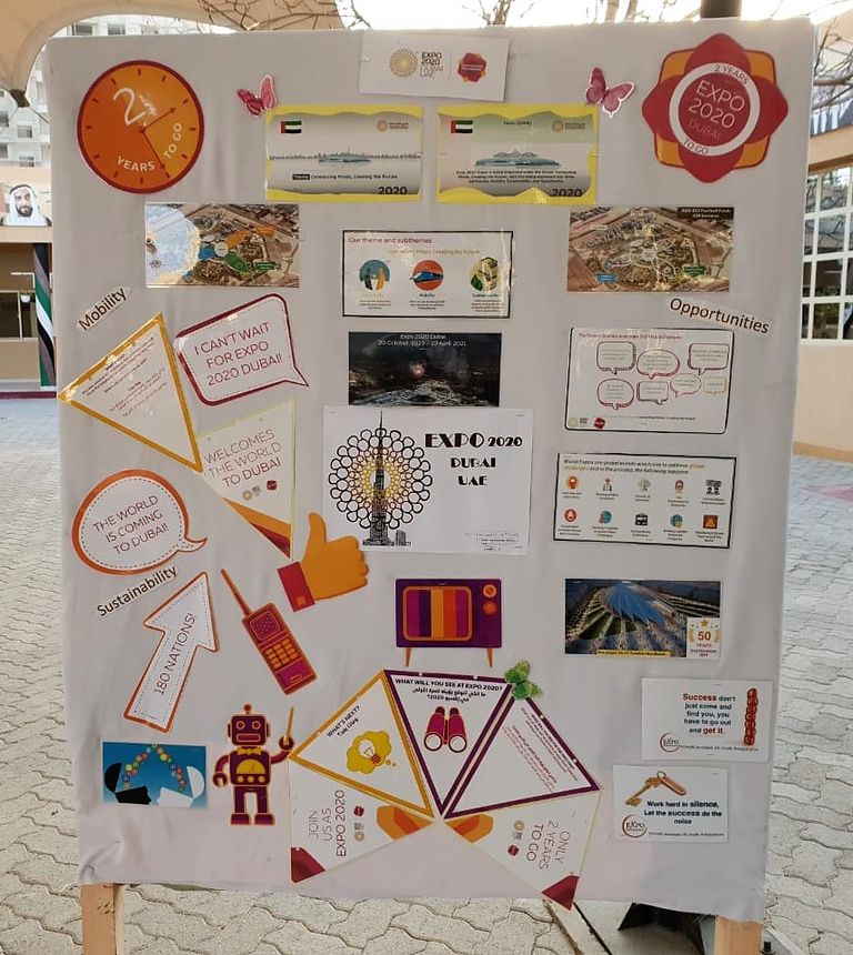 مدارس الإمارات تحتفي بشعار إكسبو 2020 وموضوعاته