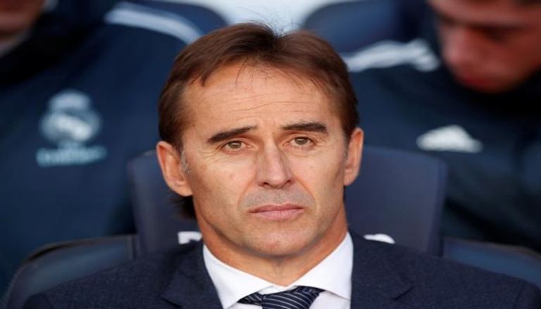 جولين لوبيتيجي مدرب ريال مدريد سانتياجو سولاري مدرب فريق الشباب لريال مدريد