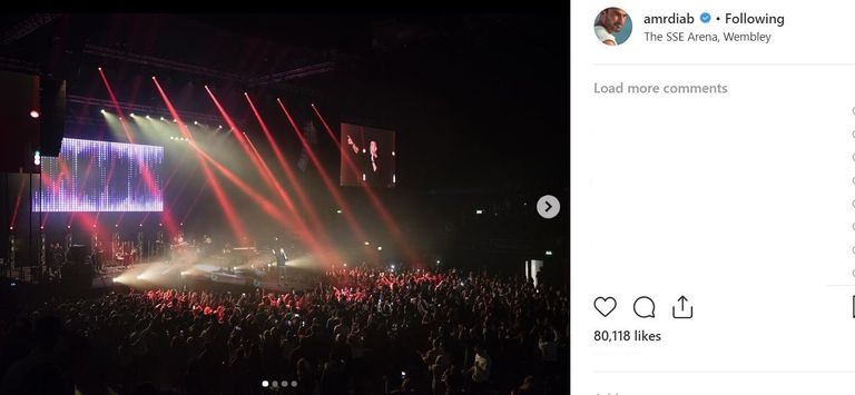 عمرو دياب في لندن 