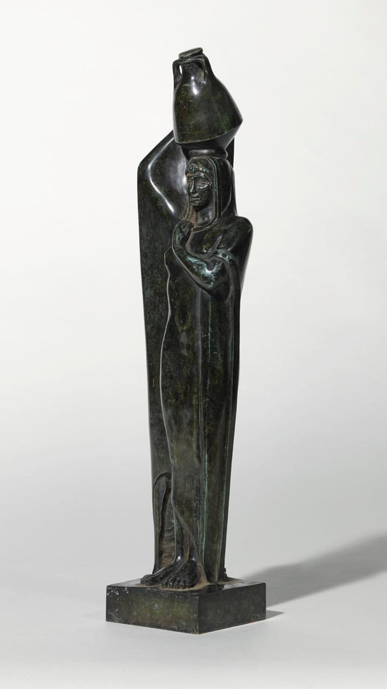 إحدى منحوتات محمود مختار التي ضُمت إلى متحف حليم