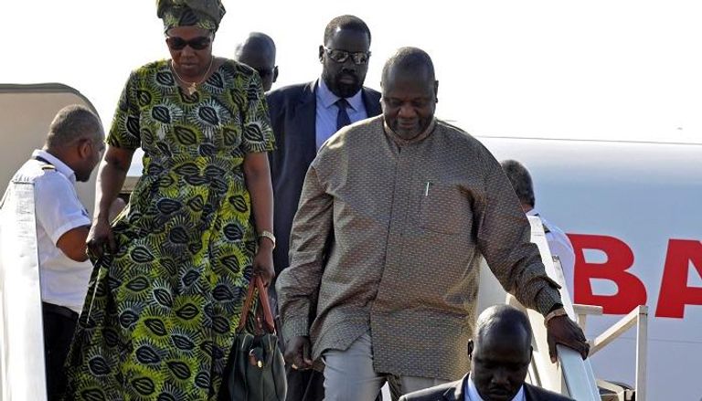زعيم المعارضة بجنوب السودان ريك مشار يصل جوبا