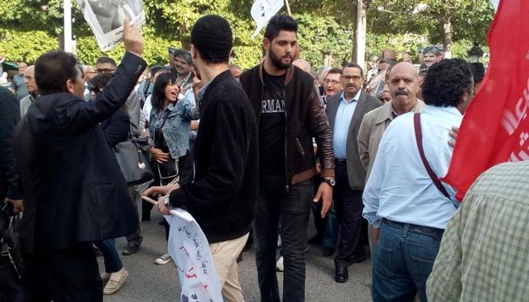 وقفة احتجاجية في تونس للتنديد بممارسات الإخوان