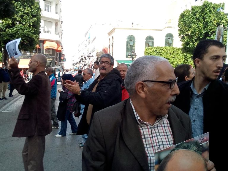 وقفة احتجاجية في تونس للتنديد بممارسات الإخوان