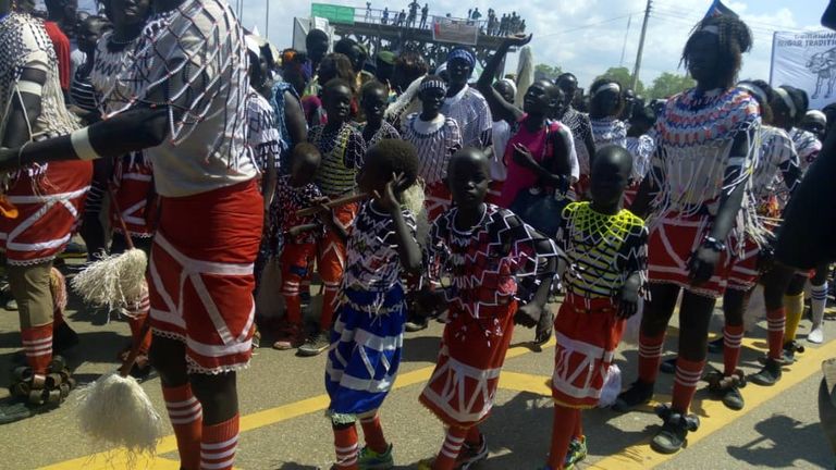 احتفالات السلام في جنوب السودان